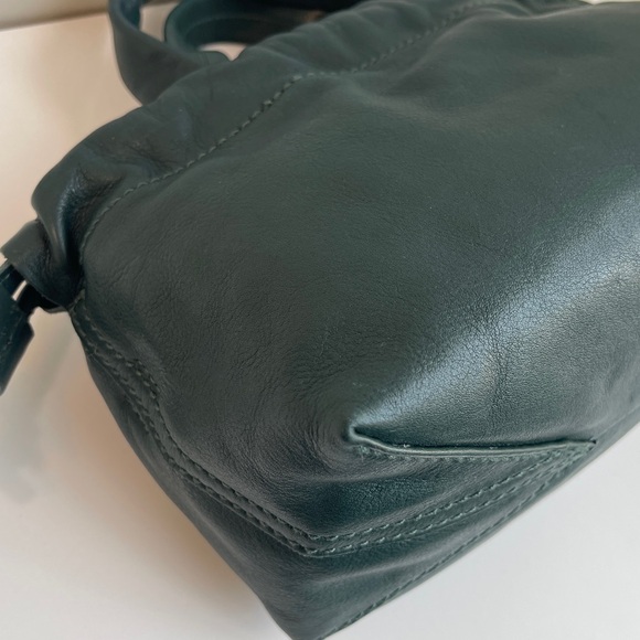 Madewell The Piazza Mini Crossbody Bag In Dark Palm